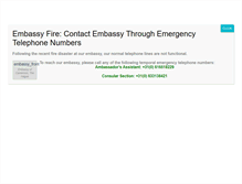 Tablet Screenshot of cameroon-embassy.nl